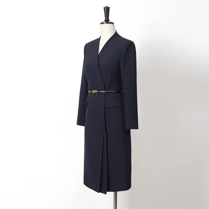 EUKAY COLLECTION UK Midnight Sovereign Wrap Dress in black, featuring a flattering wrap style and elegant fabric.